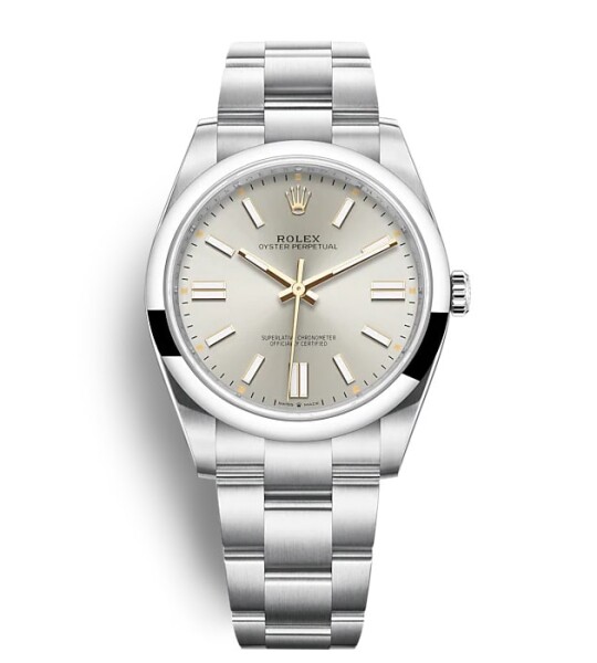 Rolex Oyster Perpetual 41 Silver Dial - 124300